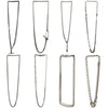 Werkstatt Munchen sculpture long necklace M3884 PWM8